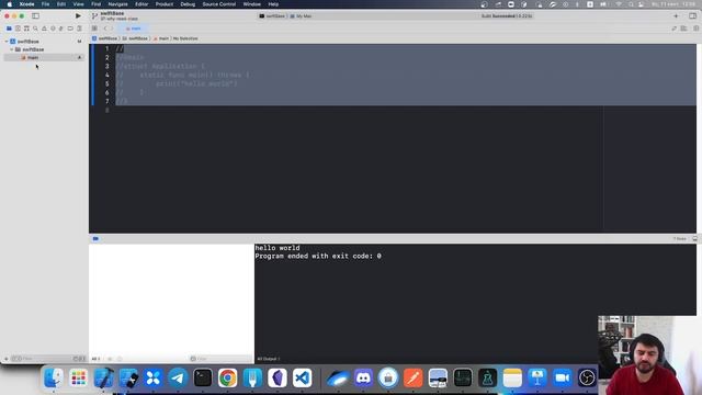 36 [Джун] Точка входа в программу | Swift уроки смотреть онлайн