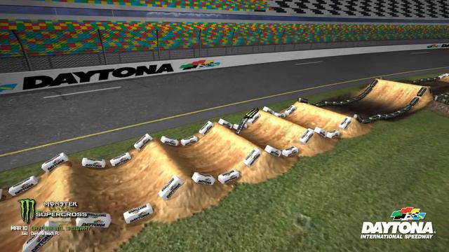 2018 DAYTONA Monster Energy Supercross Course Preview смотреть онлайн