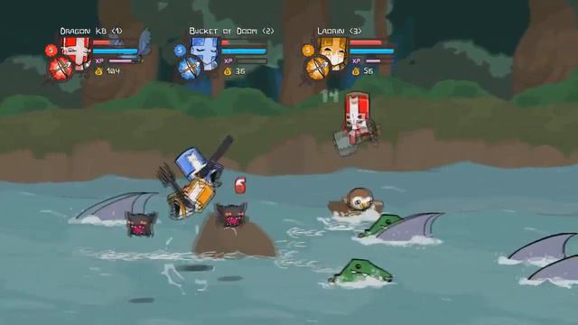 Castle Crashers /w Dragon K8, Bucket of Doom and Magic Beans Part 2 смотреть онлайн