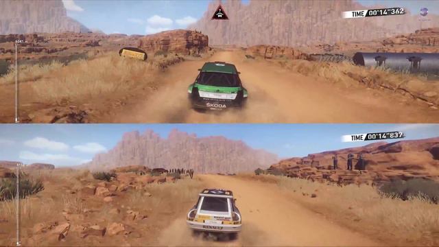 V-Rally 4 2p vertical/horizontal split screen pc gameplay 1440p 60fps смотреть онлайн