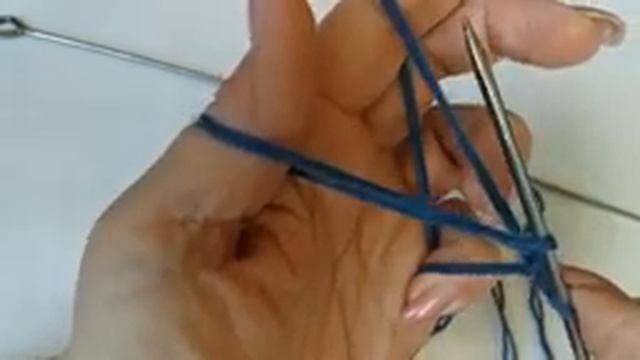 Эластичный набор петель спицами Норвежский или Немецкий. смотреть онлайн