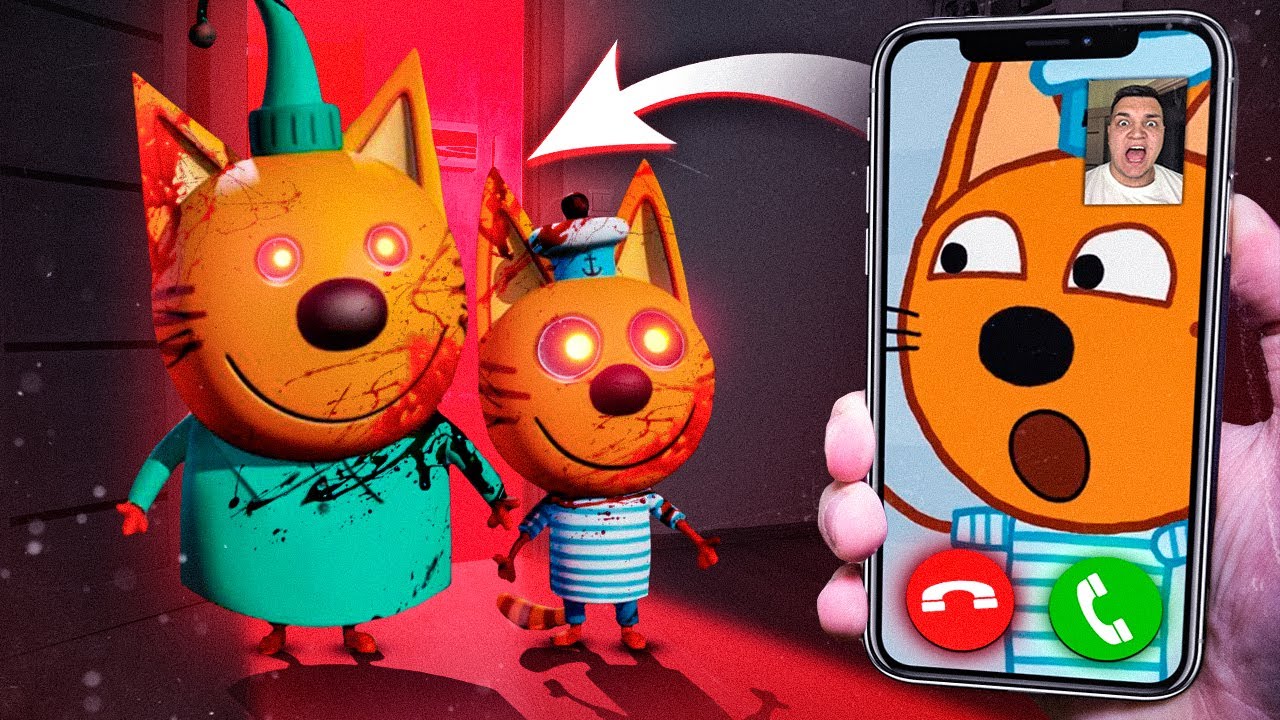 ТРИ КОТА НАПАЛИ НА НАС в 3:00! смотреть онлайн