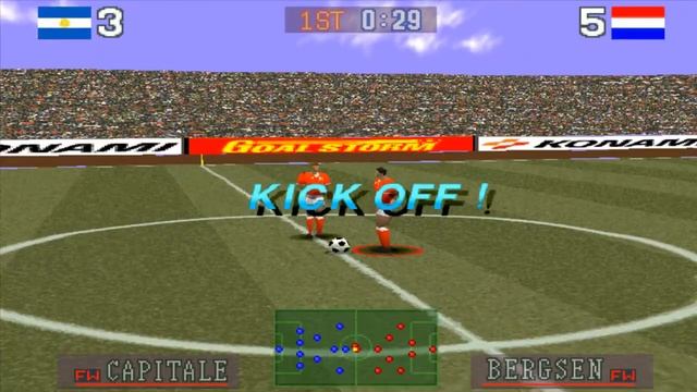 Обзор игры Goal Storm (World Soccer Winning Eleven)#PS1 смотреть онлайн