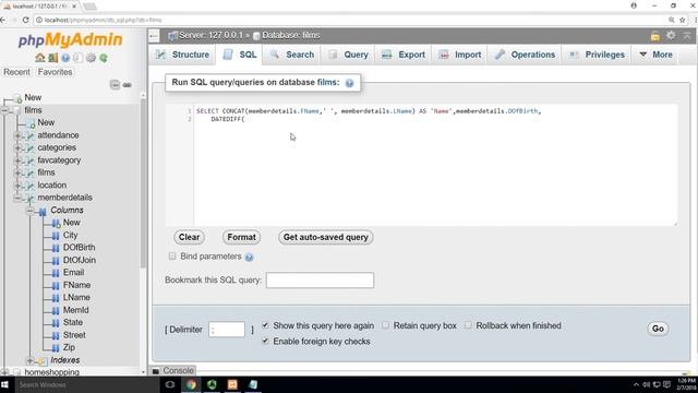 DATEDIFF CURDATE Calculating Age смотреть онлайн