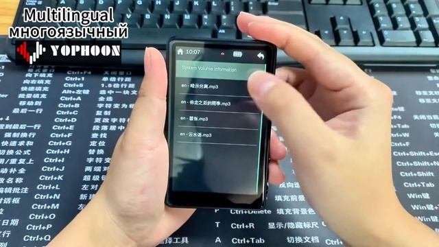 Yophoon X20 4-Inch New UI MP4 Music Player - Touch Screen, 16GB, Bluetooth 5.0, Speaker, 1080P Vide смотреть онлайн