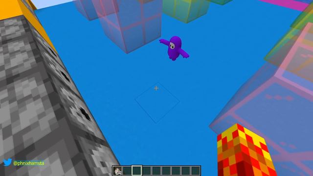 Fall Guys in Minecraft смотреть онлайн