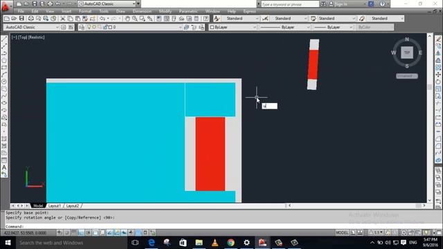 How to build a L-Type Stairs with Autocad a few minutes,( how to make staircase ) смотреть онлайн