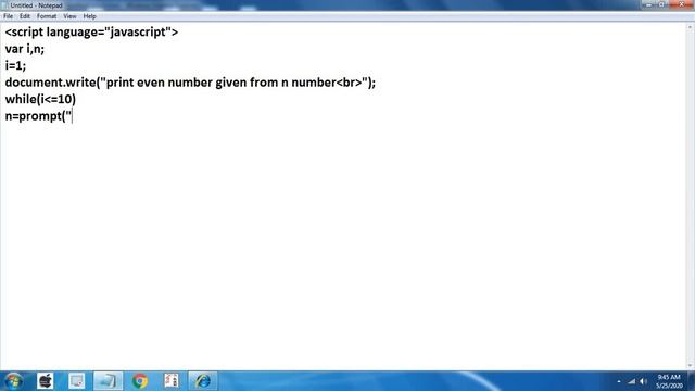 Java Script | Loop Statement | Part - 2 | Hartron Skill Centre, Near Jat College, Hisar смотреть онлайн