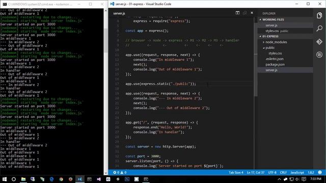 ? Express: Middleware, View Engines • Express & Socket.io Primer • JavaScript Programming • (Pt. 4) смотреть онлайн