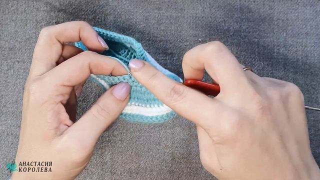 Авторские пинетки кроссовки крючком / Двойная подошва 12 см смотреть онлайн