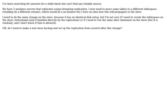 DevOps & SysAdmins: Changing tablespace on table with streaming replication смотреть онлайн