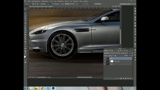 PhotoShop: Иллюзия движения объекта смотреть онлайн