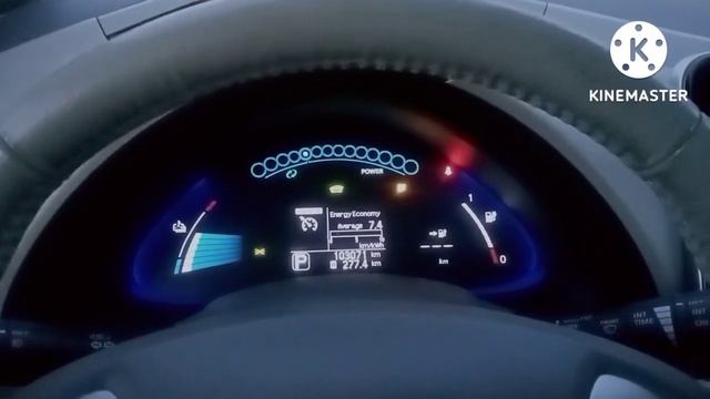 Ниссан лиф, поездка в деревню с кондиционером. смотреть онлайн