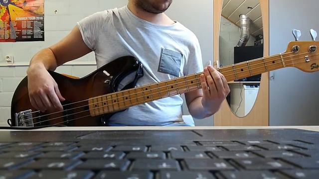 Nirvana - Come As You Are Bass Cover With Tabs