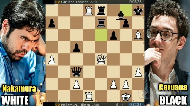 Hikaru Nakamura VS Fabiano Caruana | FIDE Grand Swiss 2023 | Round 10