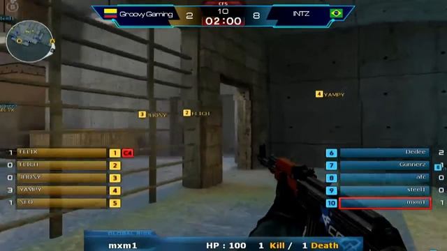 INTZ vs Groovy Gaming, CrossFire Stars 2015, Sub Base смотреть онлайн
