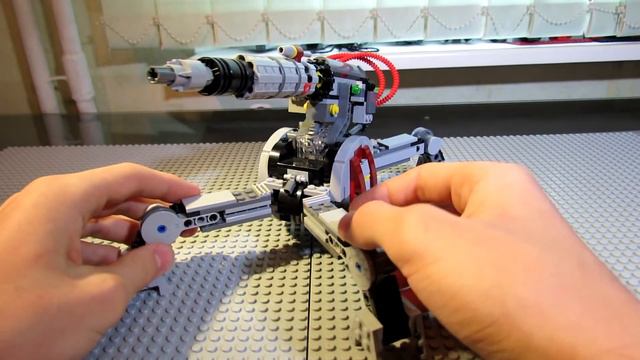 Lego Star Wars 75045 Republic AV-7 Anti-Vehicle Cannon Review смотреть онлайн