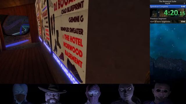 THE NORWOOD SUITE speedrun in 9m21s (Any%) смотреть онлайн