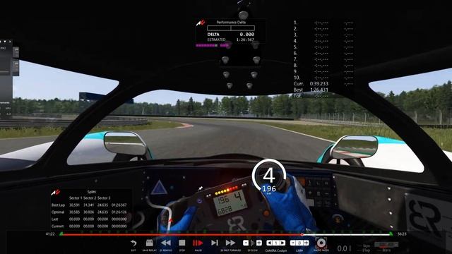 SMP ESPORTs BR03 Moscow Raceway (МРВ) тренировка 1.26.43 смотреть онлайн