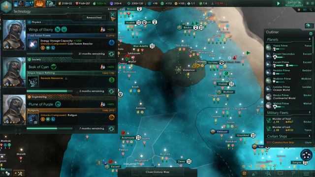 Stellaris: Let's Play - Old Peaceful Bird Farmers (Part 16)