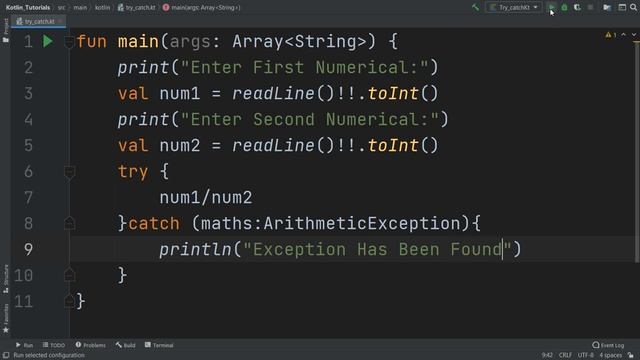 Exceptions & Try Catch Blocks In Kotlin |Telugu| Saketh смотреть онлайн