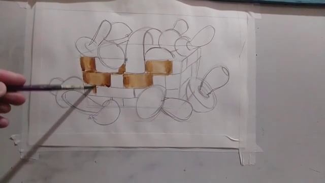 Як малювати кошик з грибами. смотреть онлайн