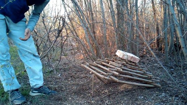 СТАВЛЮ ЛОВУШКУ ПИРАМИДУ НА ФАЗАНА!!!СБЕЖАЛ ФАЗАН!!!