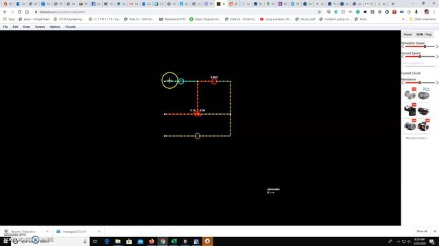 Potentiometers in Falstad смотреть онлайн