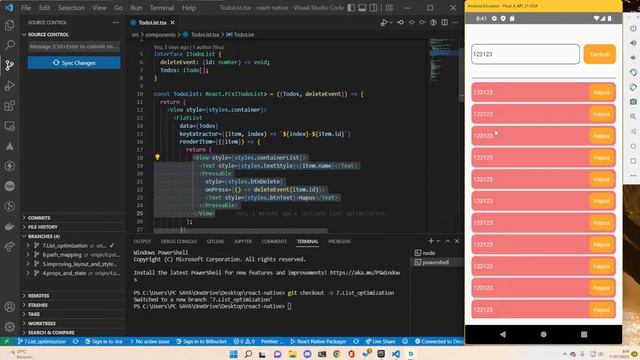 React Native Tutorial : Todo List App - Key in List смотреть онлайн