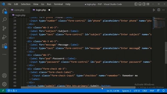 Login Page using PHP with Database Connectivity in MYSQL Server | How to access data from DB in PHP смотреть онлайн