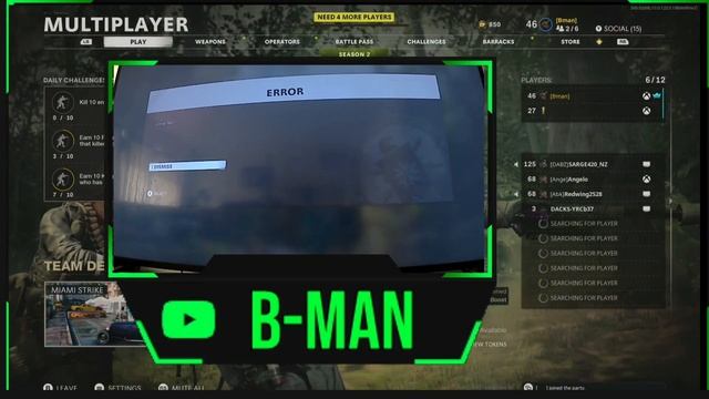 COLD WAR INVISIBLE GATOR ERROR CODE WORK AROUND GLITCH TUTORIAL. HOW TO GET ONLINE смотреть онлайн