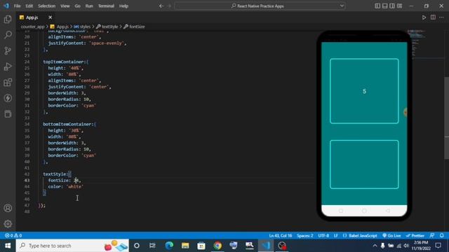 Counter App in React Native Expo CLI | How to create Counter App in React Native смотреть онлайн