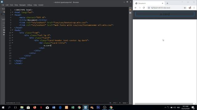 HOW TO CREATE WEB SYSTEM DASHBOARD USING BOOTSTRAP WEB FONTS P1 смотреть онлайн