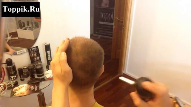 Маскировка залысины.Toppik смотреть онлайн