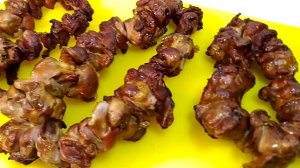 Куриные копченые желудки, кольцами