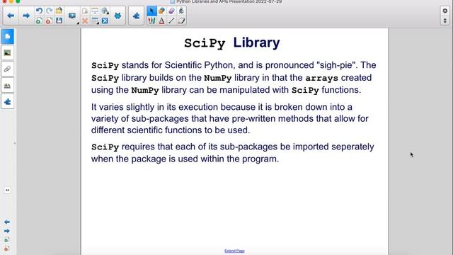 numpy and scipy Library смотреть онлайн