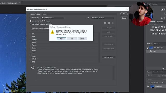 HOW TO RESTORE DEFAULT KEYBOARD SHORTCUTS IN ADOBE PHOTOSHOP смотреть онлайн