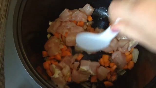 Курица с овощами в мультиварке смотреть онлайн