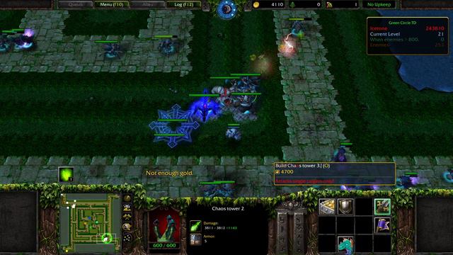 Warcraft 3 - Green Circle TD Classic (Solo Insane) смотреть онлайн