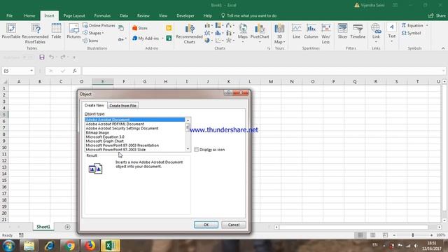 How to create object in excel sheet смотреть онлайн
