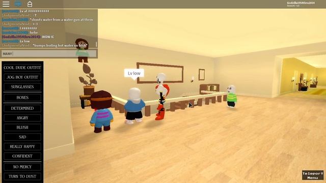 Roblox Undertale RP Part 1: Sans Keeps Puking on Papyrus's Battle Body смотреть онлайн