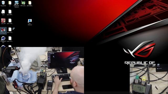 Intel Core i9-11900K overclocked to 7.3 GHz on liquid helium смотреть онлайн