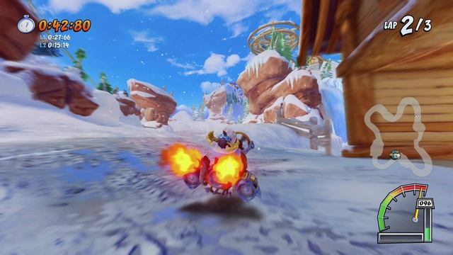 Crash Team Racing Nitro-Fueled: The Easiest Way To Jump The Fence Shortcut On Blizzard Bluff Guide смотреть онлайн