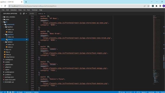 CODING PRACTICE 13 | APP STORE | REACT JS | CCBP 4.O | CCBP смотреть онлайн