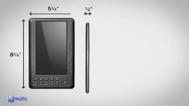 Ematic 7-Inch TFT Color eBook Reader with Built-in 4 GB Flash Video смотреть онлайн