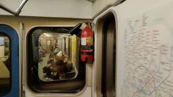 Сокольническая линия (Line 1). От Бульвара Рокоссовского до Коммунарки.