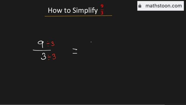How to simplify the fraction 9/3 | 9/3 Simplified смотреть онлайн