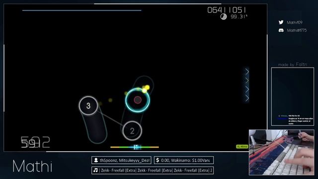 Mathi | Zekk - Freefall [Extra] 1st +HDDT FC 99.26% {#1 611pp FC} - osu! смотреть онлайн