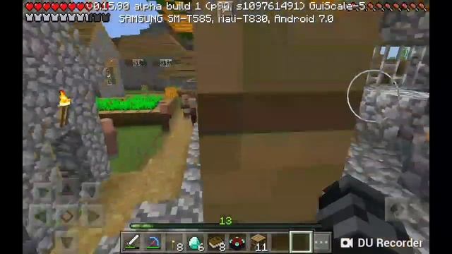 #minecraft #деревенское #выживание 9. Сделали алмазный шлем и сделал стол зачерования смотреть онлайн