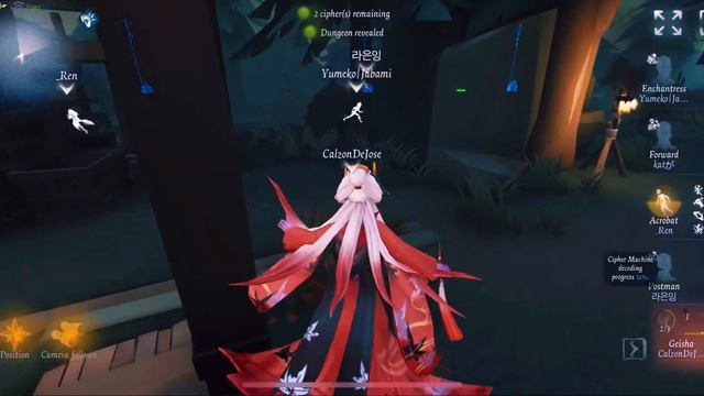 [IdentityV] forward rank match#5 I’m getting sick of geisha | lake side village | смотреть онлайн